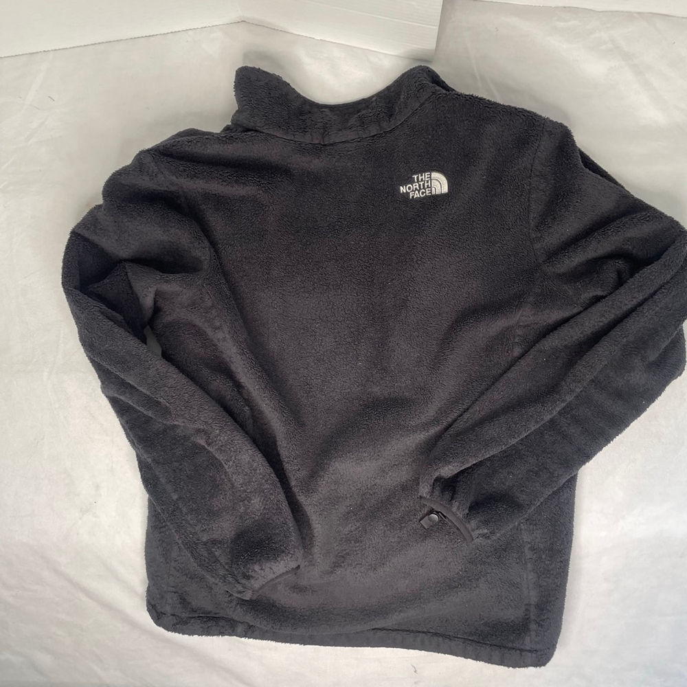 Women's Size Medium The North Face Black Fleece Jacket - Picture 8 of 8